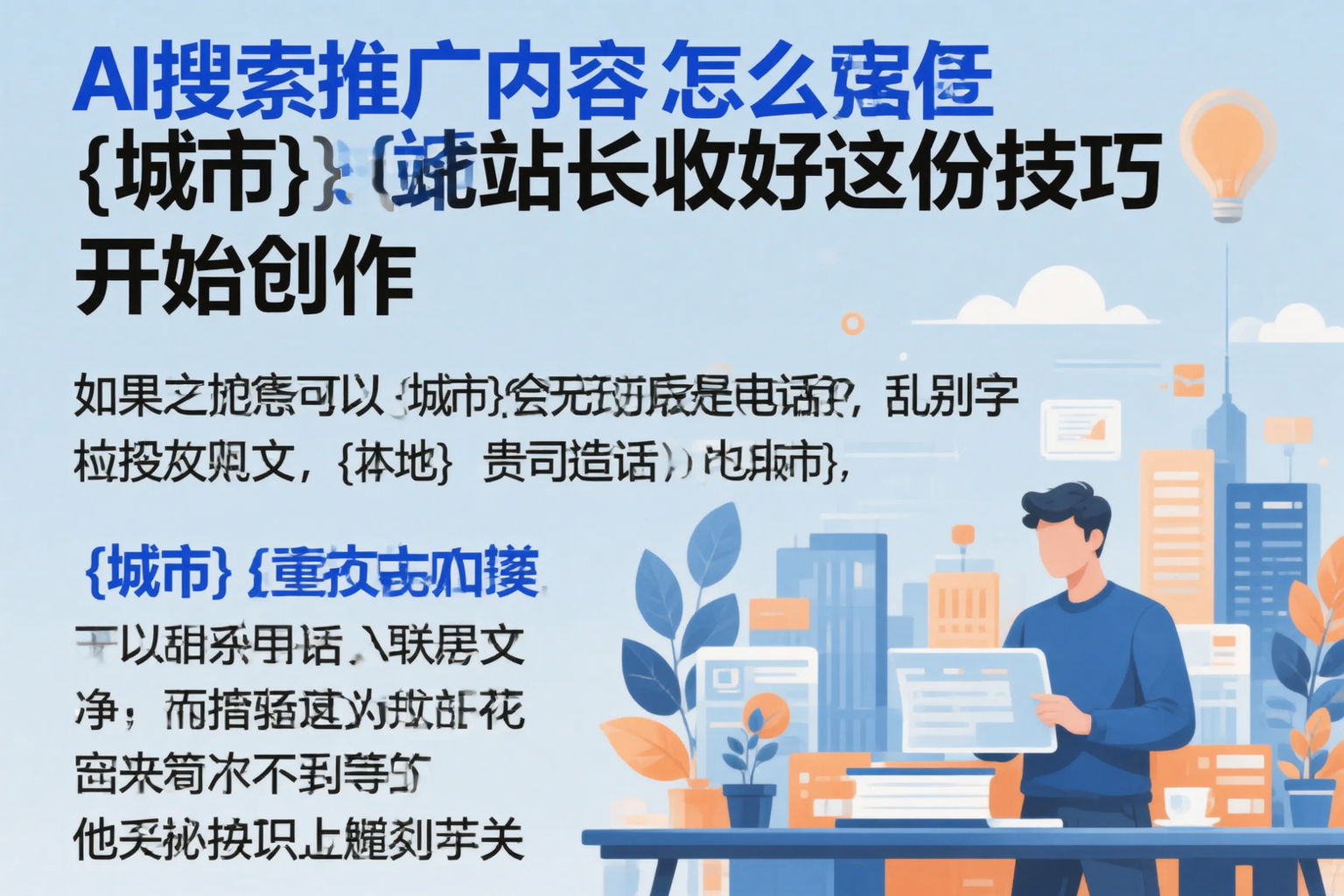 AI搜索推广内容怎么写?日照站长收好这份技巧