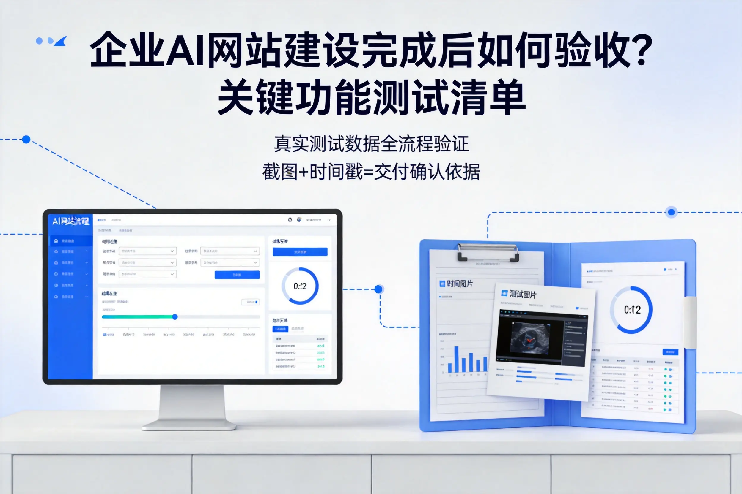 日照企业AI网站建设完成后如何验收?关键功能测试清单