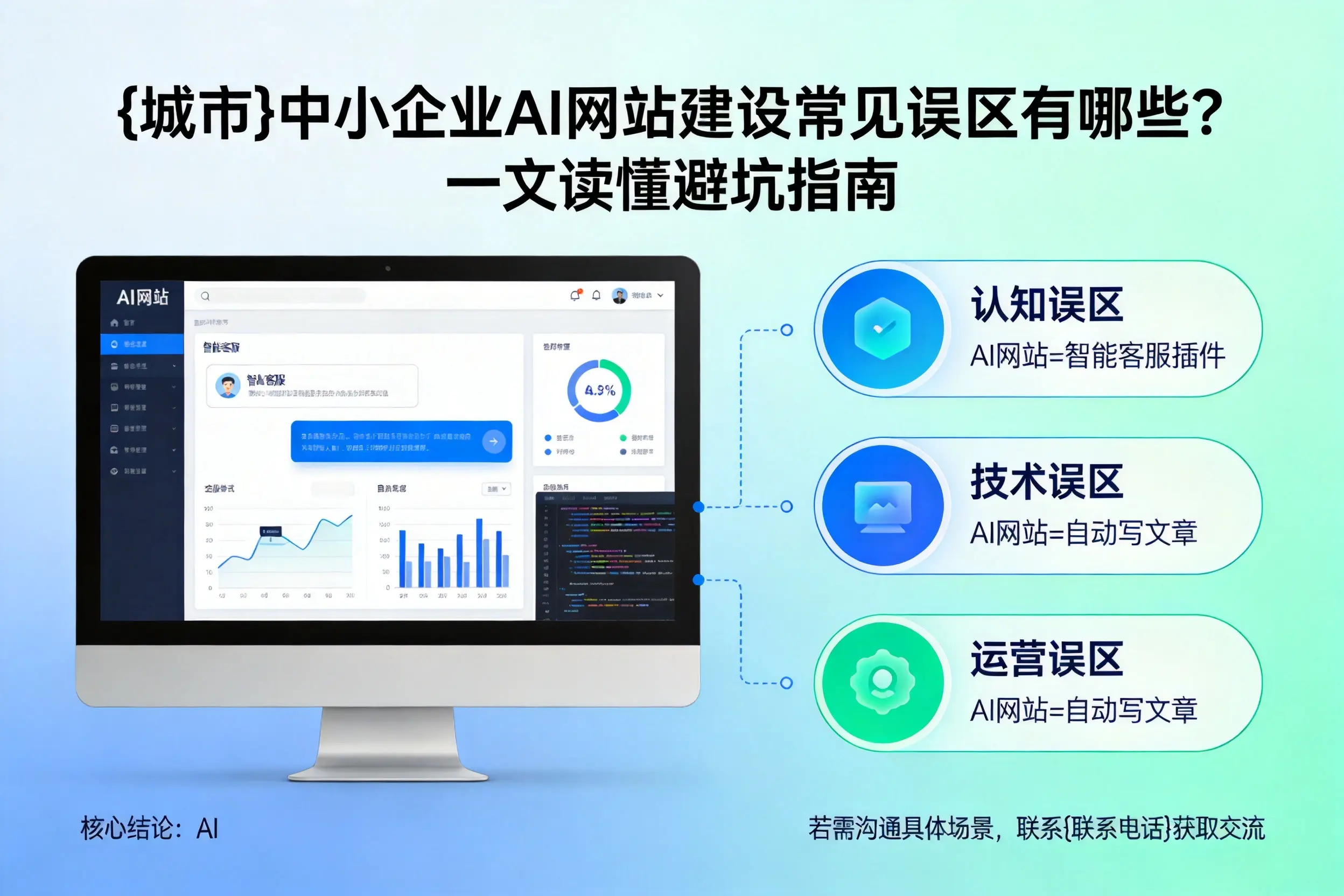 日照中小企业AI网站建设常见误区有哪些?一文读懂避坑指南