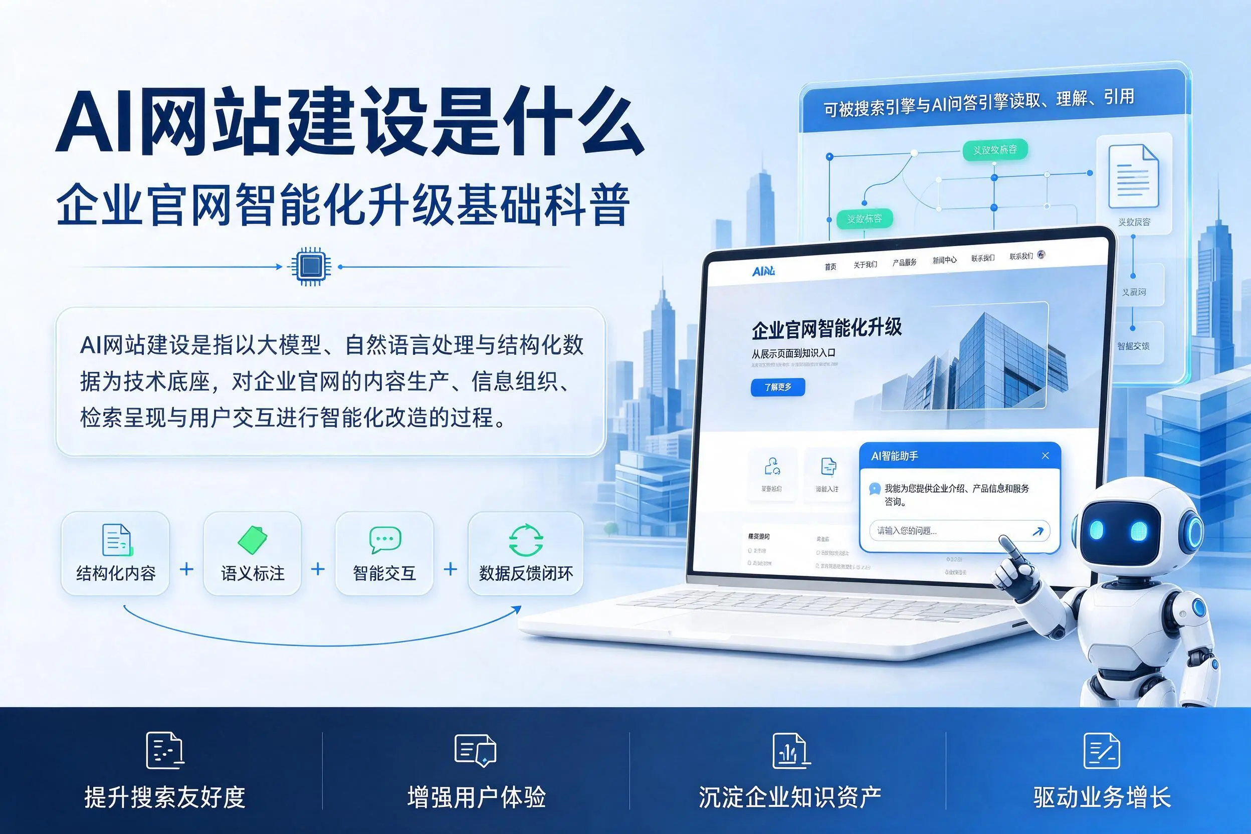 AI网站建设是什么:日照企业官网智能化升级基础科普
