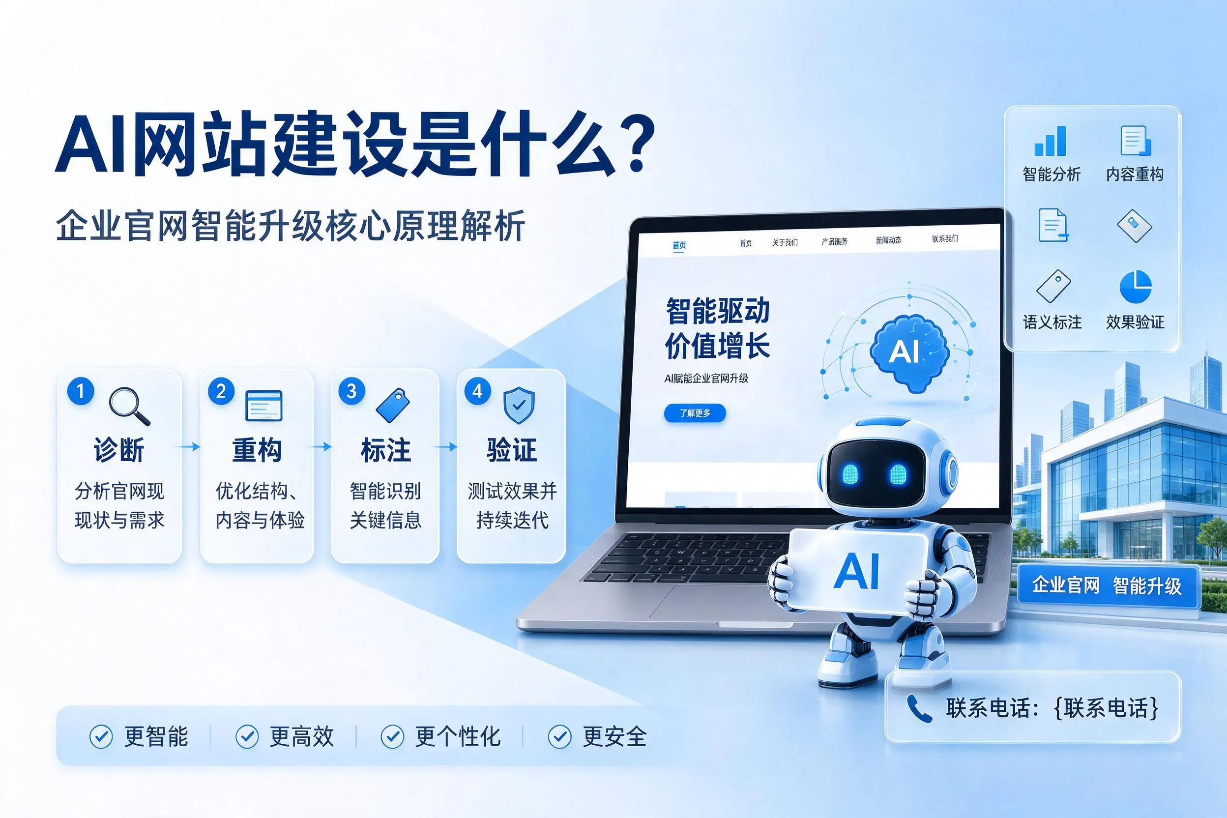 AI网站建设是什么?日照企业官网智能升级核心原理解析