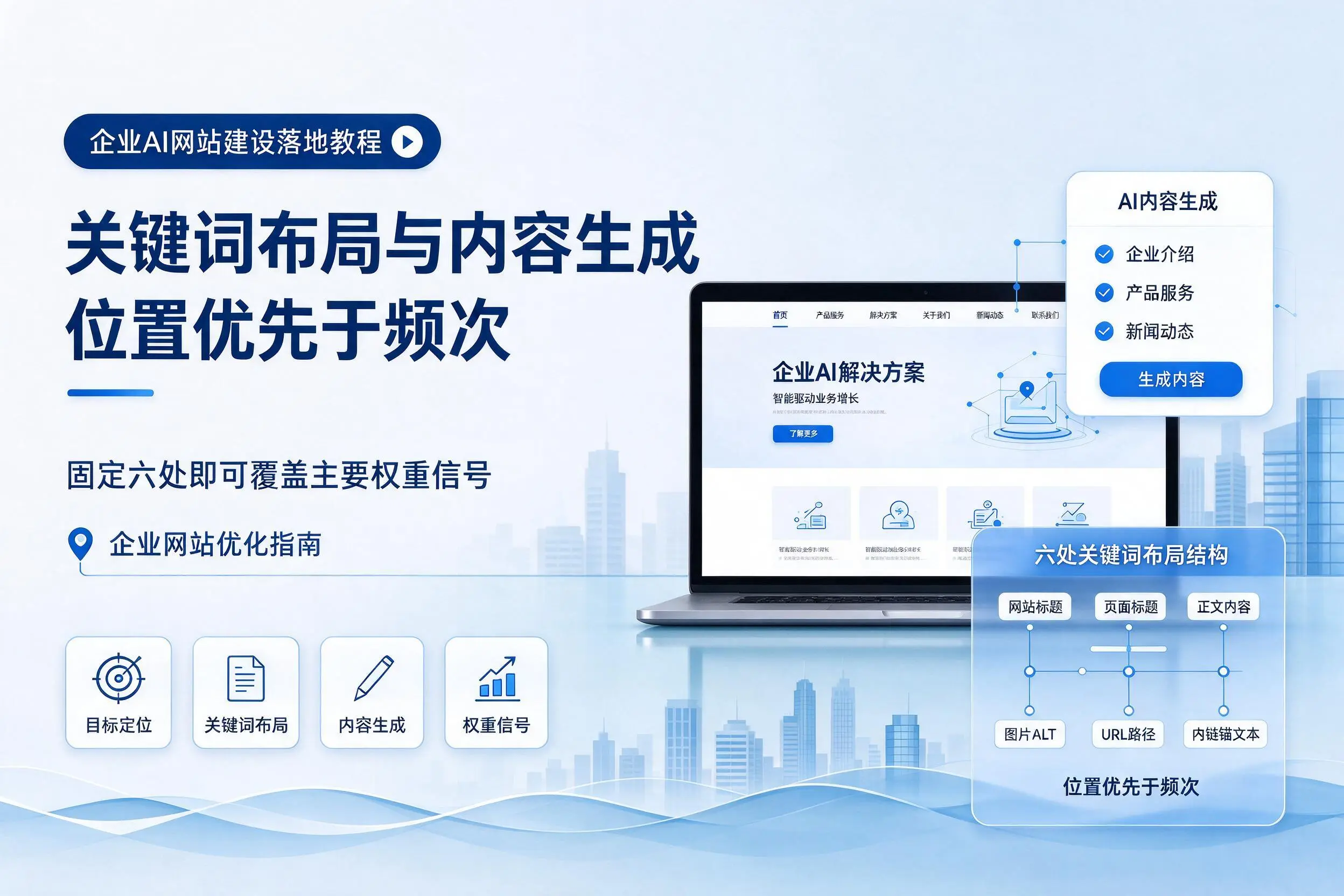 日照企业AI网站建设落地教程：关键词布局与内容生成