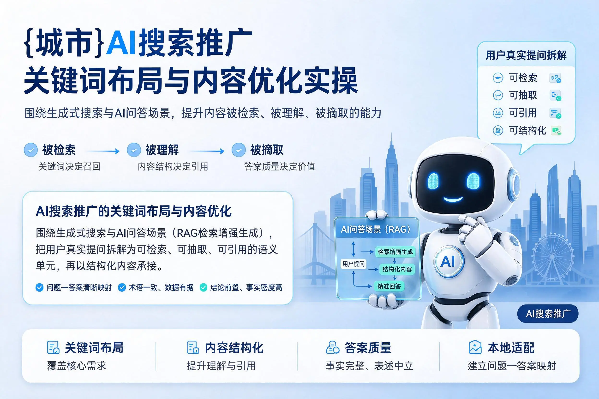 日照AI搜索推广关键词布局与内容优化实操
